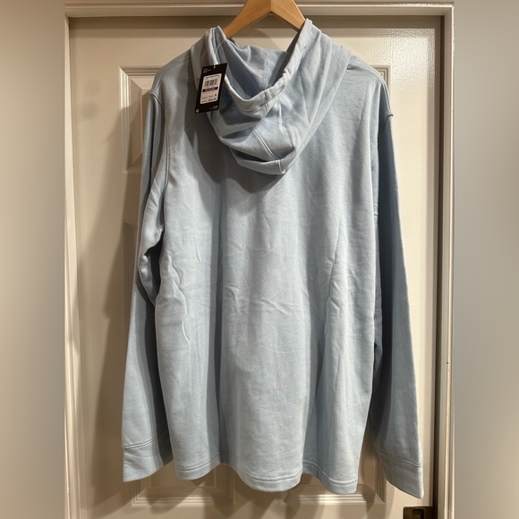 NWT Under Armour Light Blue Men’s Rival Terry Graphic Hoodie Sweatshirt Pockets - Picture 6 of 12